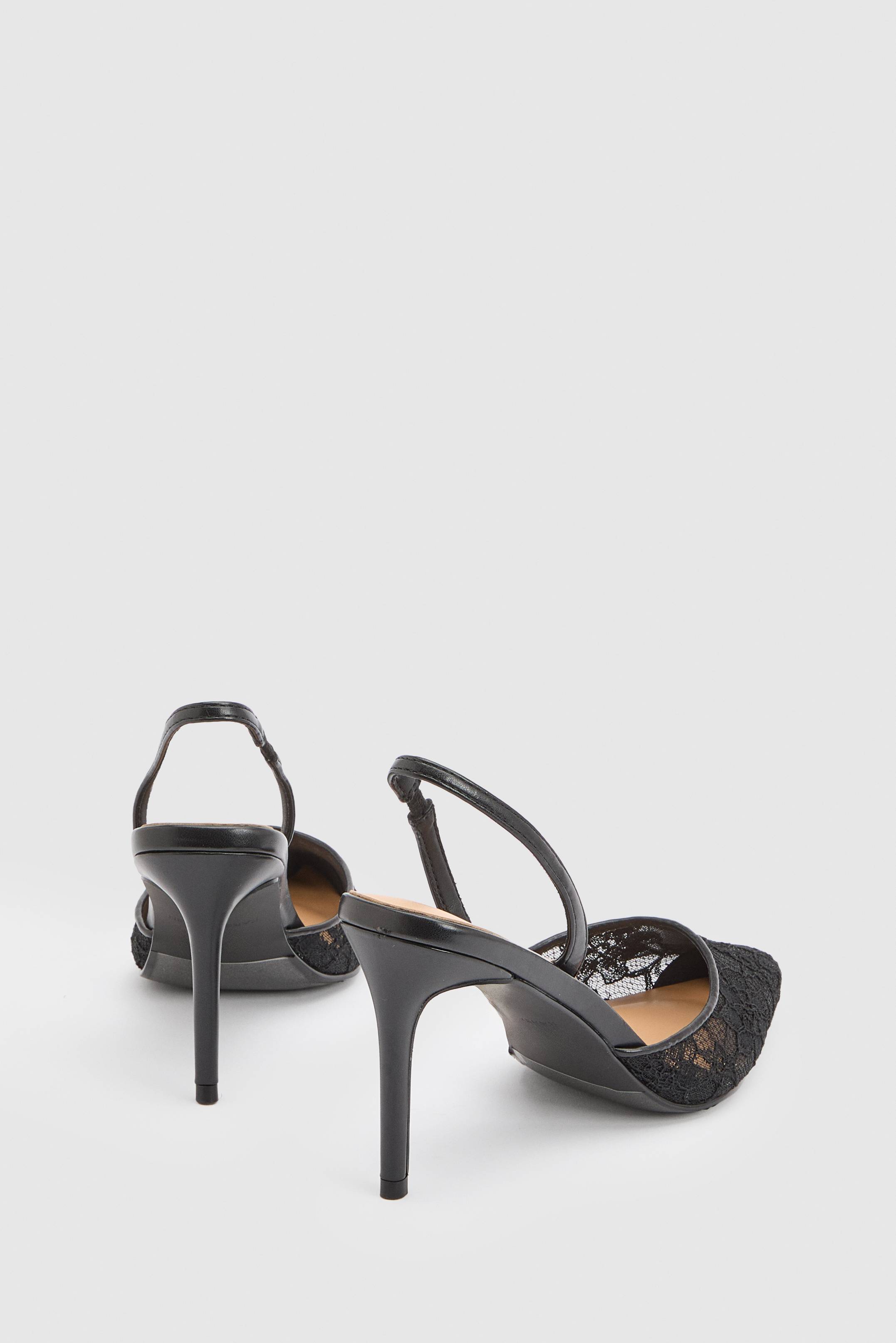 KarenMillen Escarpin À Talon En Dentelle