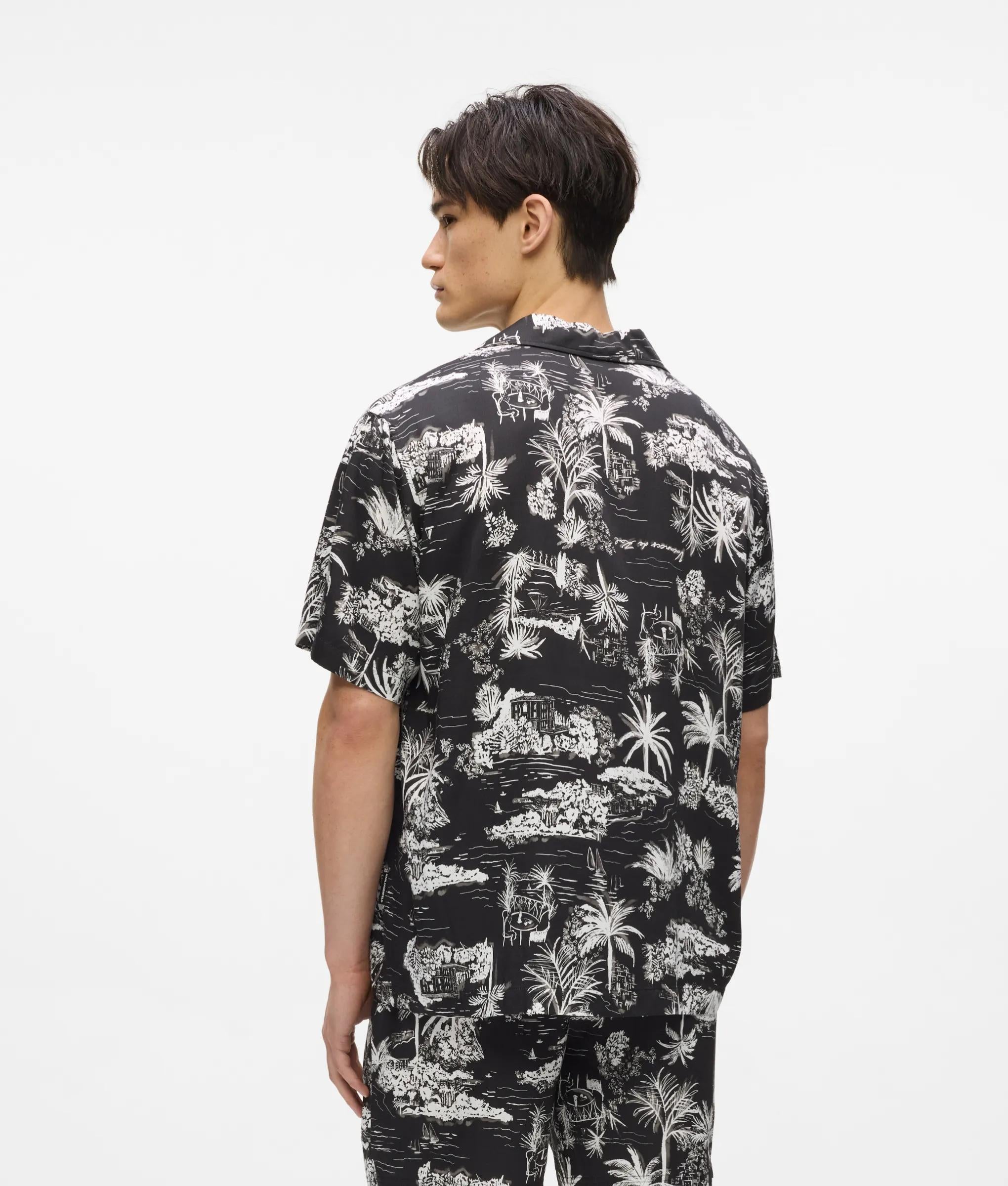 Shirt met korte mouwen met all-over-print