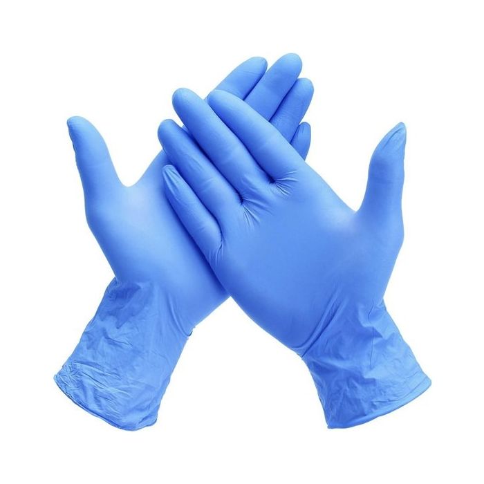 100st Handschoenen soft nitril Large ongepoederd blauw (30041)