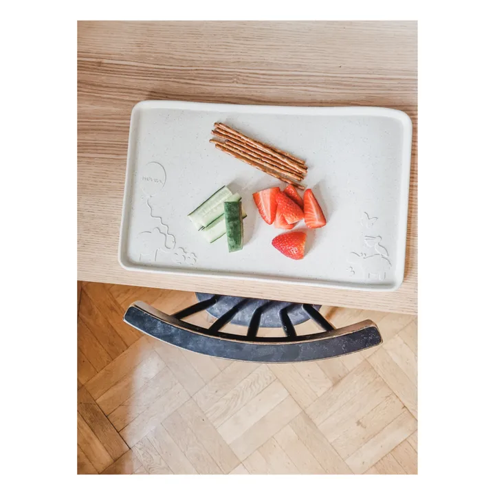 Hevea Set de table en caoutchouc naturel | Sable