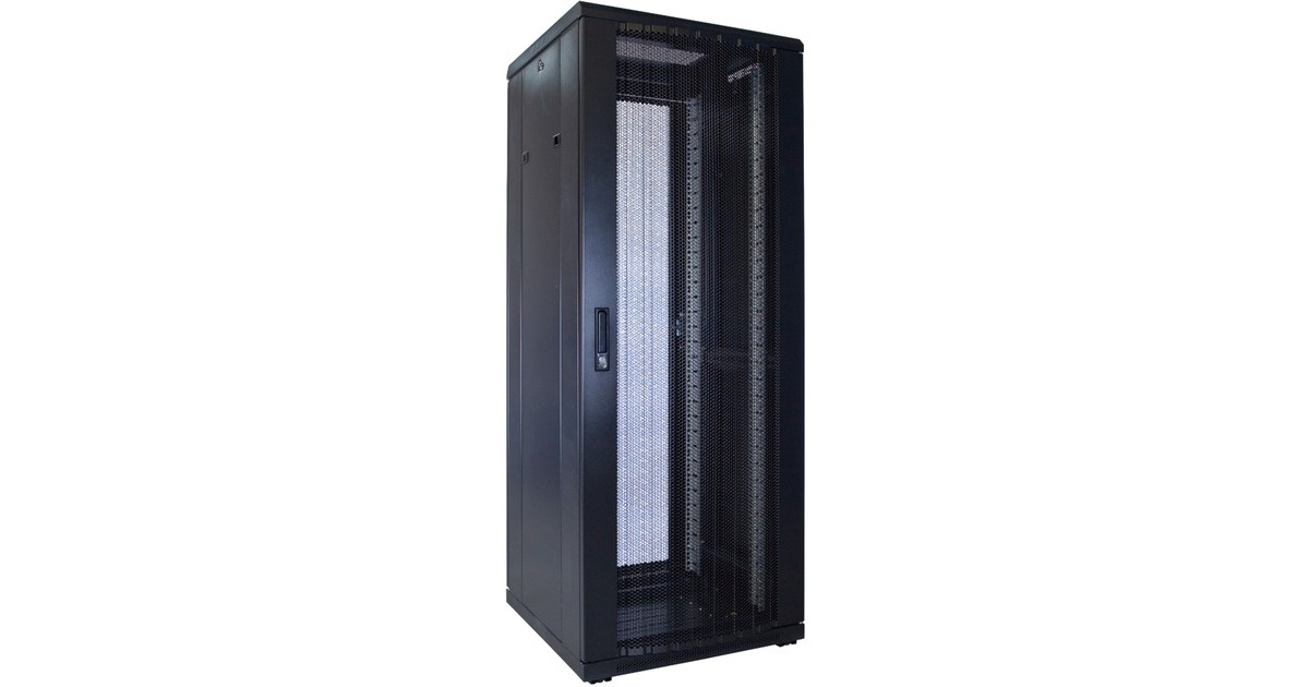 DSI32U serverkast met geperforeerde deur - DS6632PP server rack  (Zwart, 600 x 600 x 1600mm)