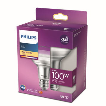 Philips LED reflector E27 100W niet dimbaar