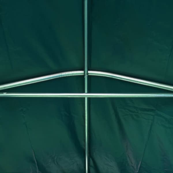 vidaXL Garasjetelt PVC 2,4x2,4 m grønn