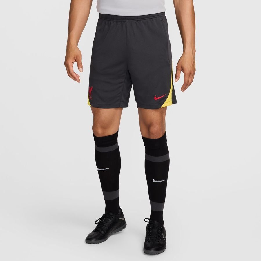 Liverpool Short d'Entraînement Dri-FIT Strike 3ème - Gris/Jaune/Rouge