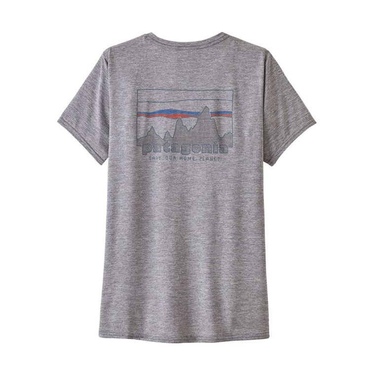 Patagonia Cap Cool Daily Graphic T-Shirt Women Skyline/Feather Grey