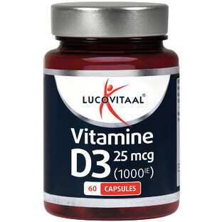 Lucovitaal Vitamine D3 25mcg Capsules 60CP