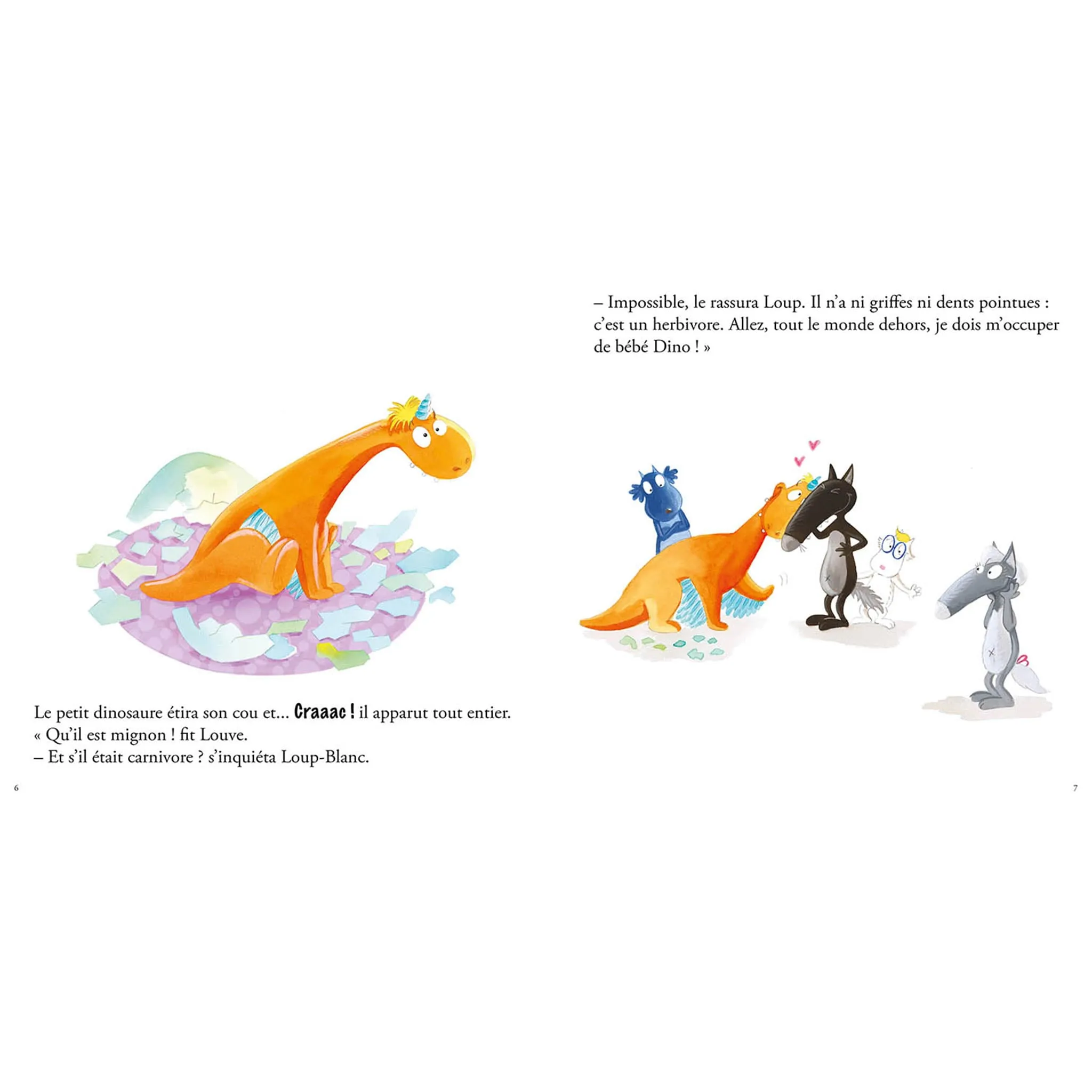 Auzou Le Loup Qui Adorait Les Dinosaurs