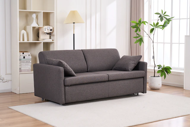 ATLANTIC home collection Schlafsofa »Robin, B: 168cm« mit Matratze und Zierkissen, Dauerschläfer