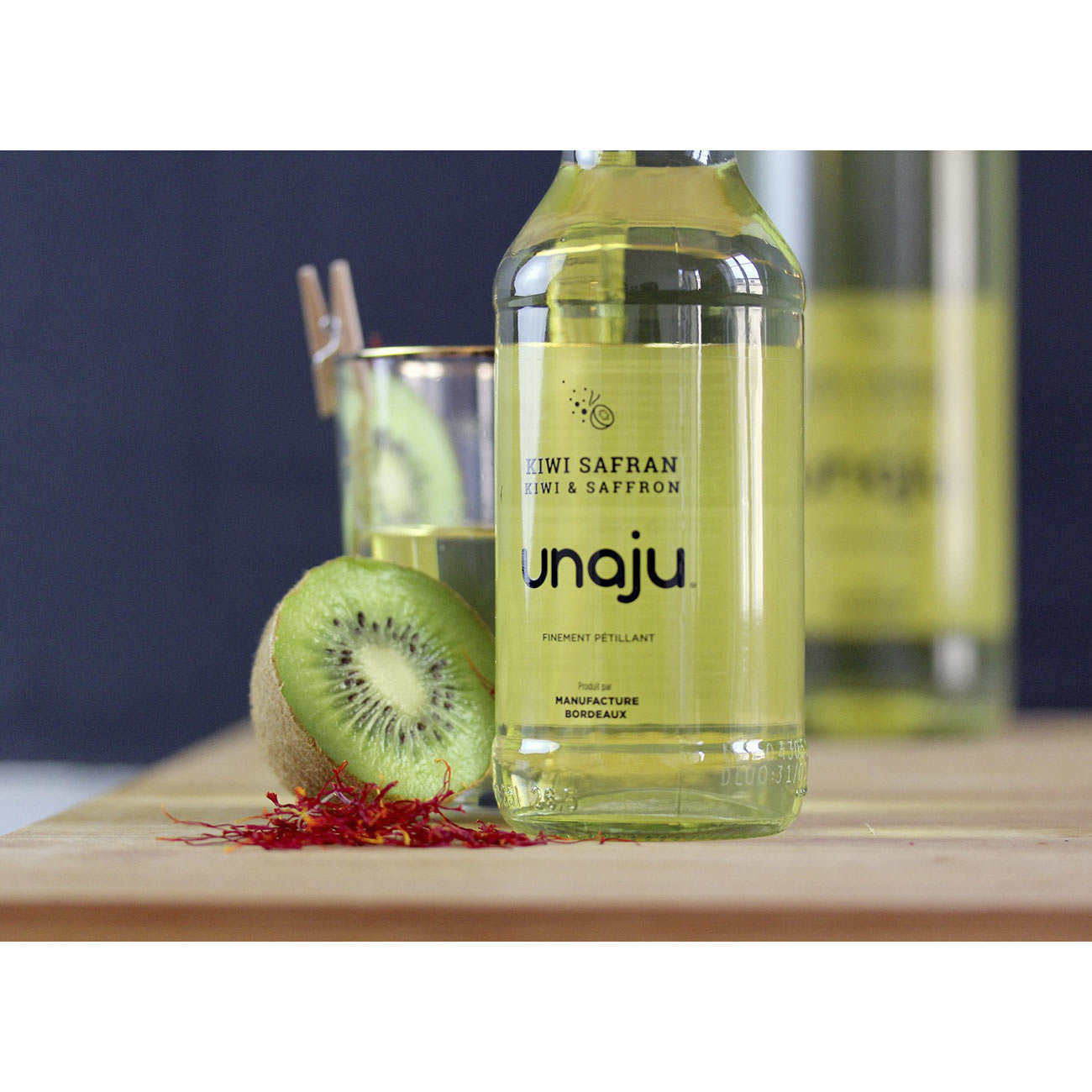 Jus de fruit bio et pétillant - Kiwi safran