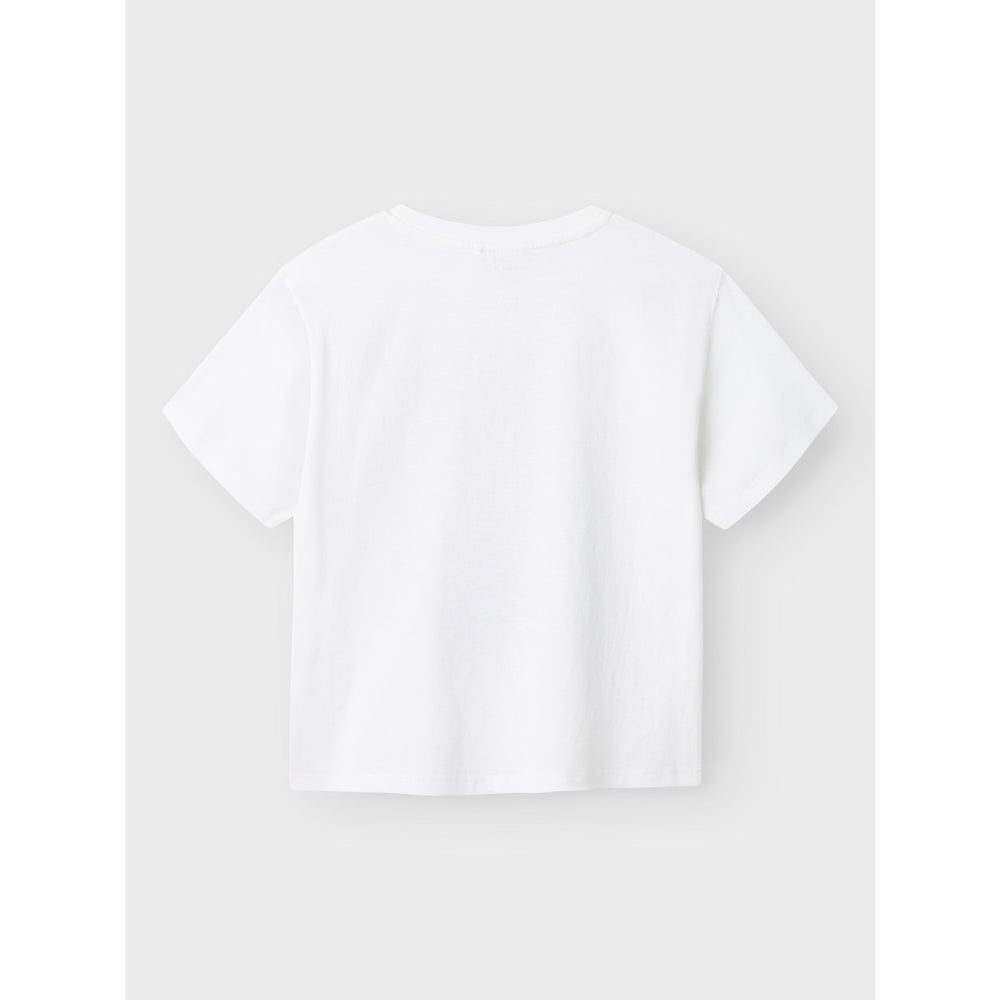 Køb Name It Bright White Fogl Regular T-Shirt
