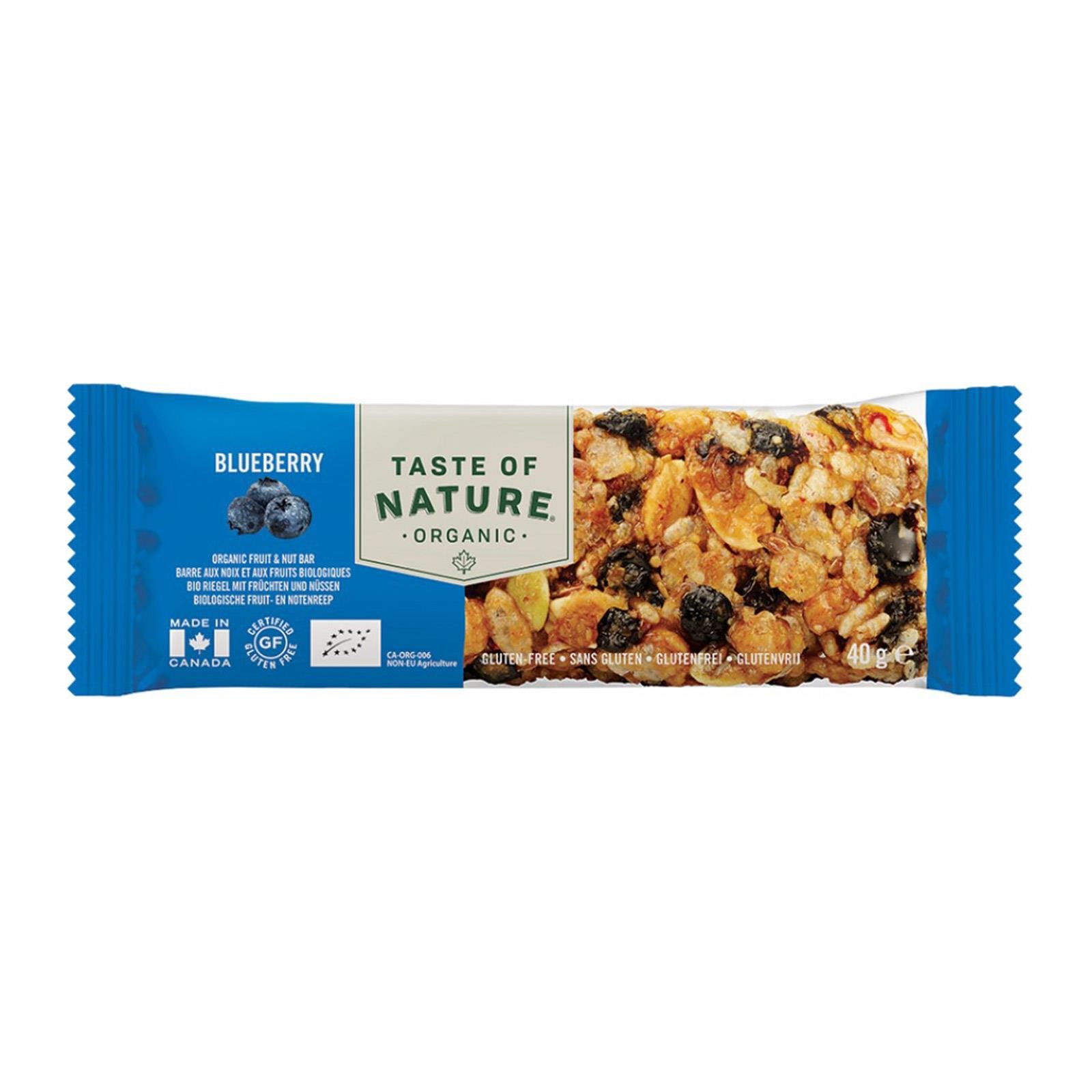 Taste Of Nature Nuss Riegel Blueberry