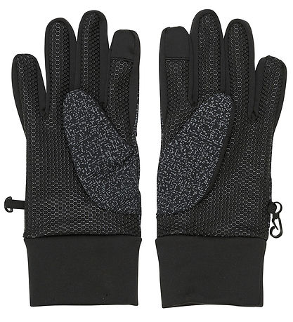 Color Kids Handschuhe - Softshell - Schwarz
