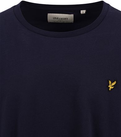 Lyle and Scott Plussize T-shirt Donkerblauw TS400VOGX-Z99 kopen