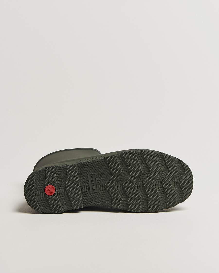 Hunter Boots Downpour Short Boot Dark Olive