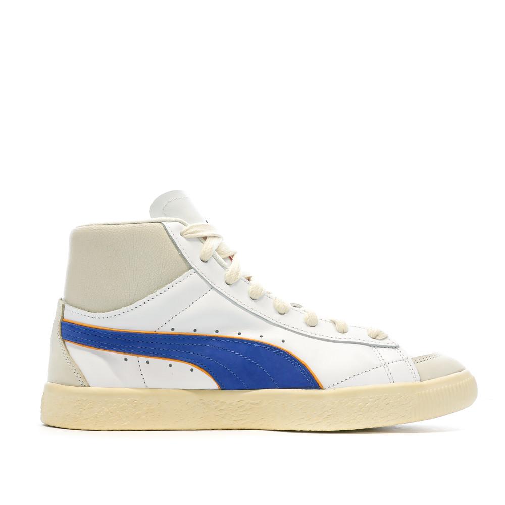 Puma Baskets Blanches Homme Puma Clyde Mid