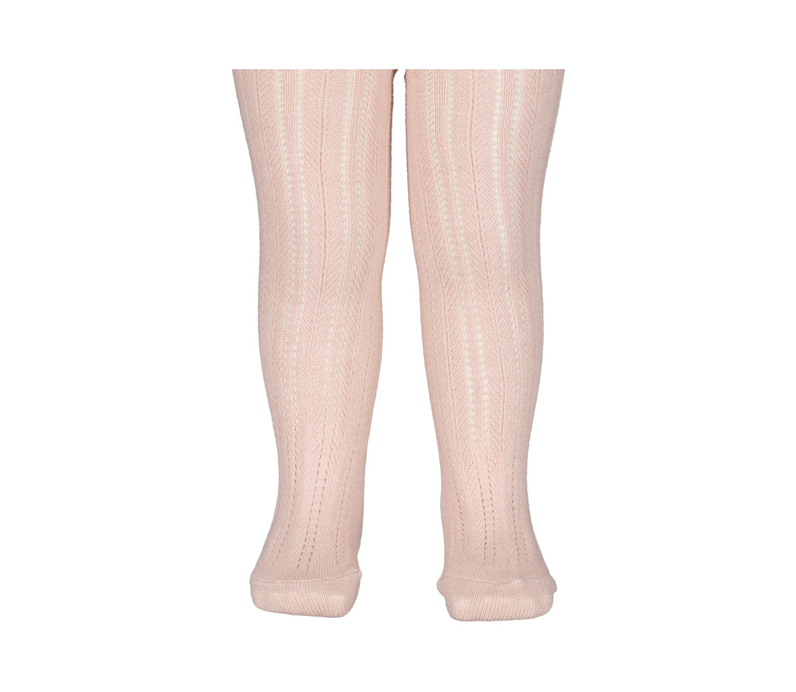 Tights Pointelle, Strømpebukser - Sheer Rose
