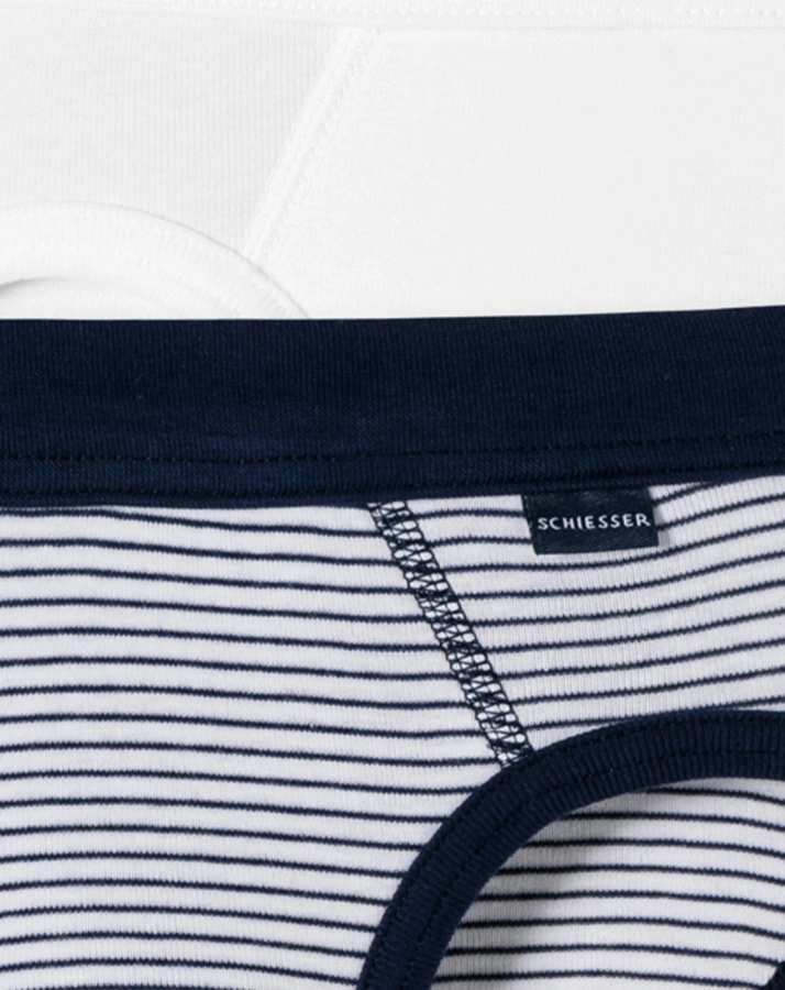 Sportslip NEW STRIPES 2er Pack in weiß/navy