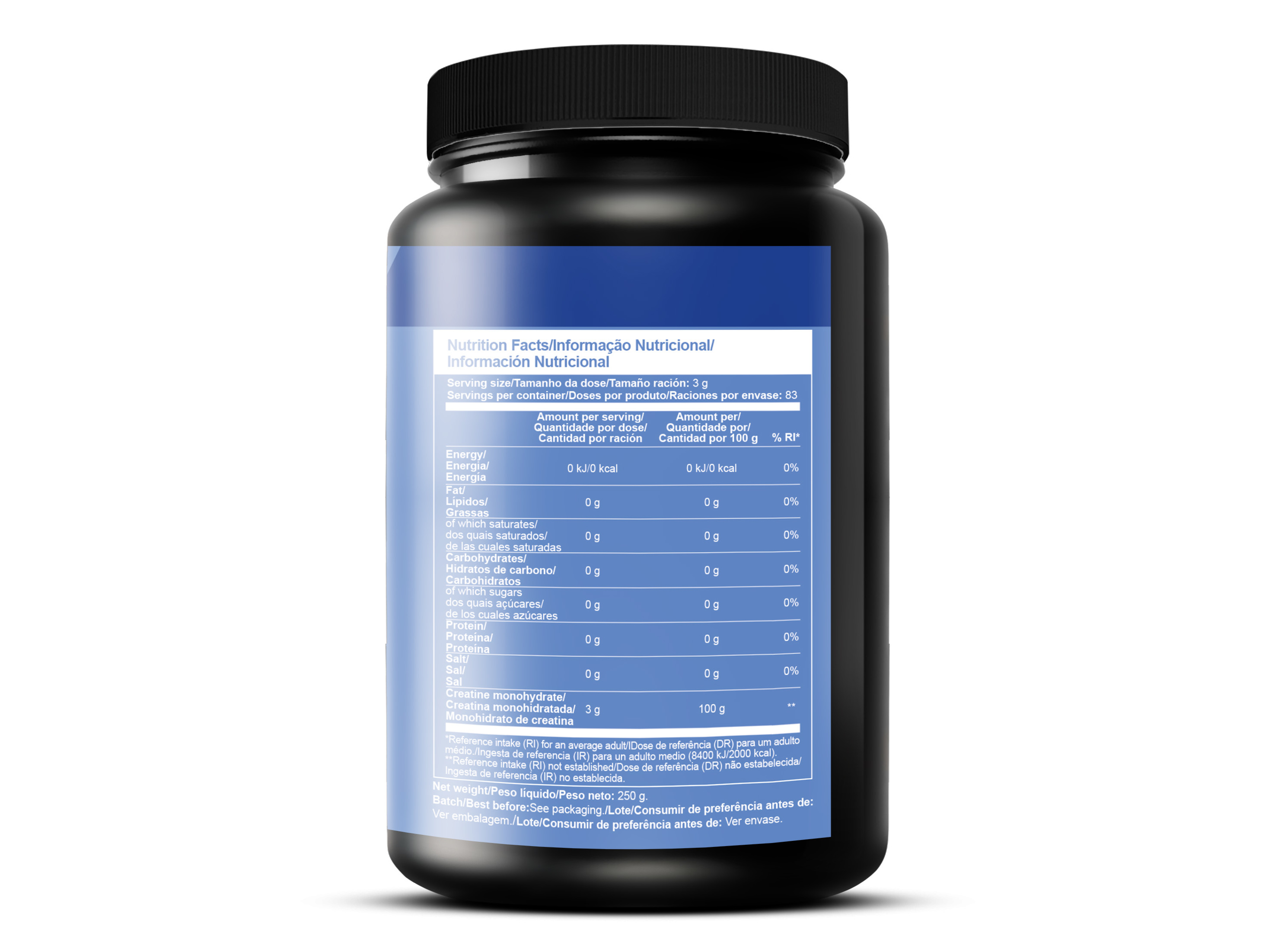 SUPLEMENTO CREATINA ZUMUB 250G