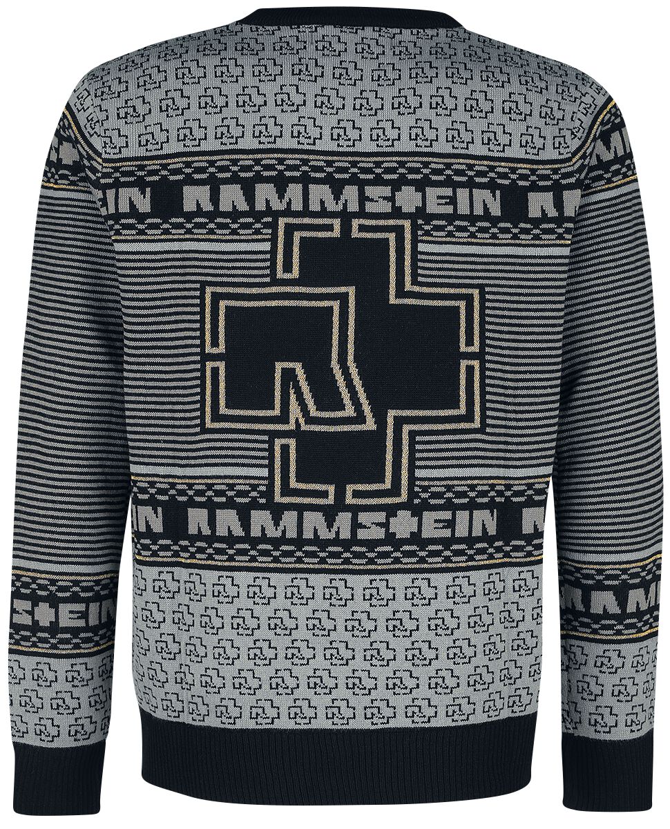 Holiday Sweater Gold | Rammstein Pull de Noël