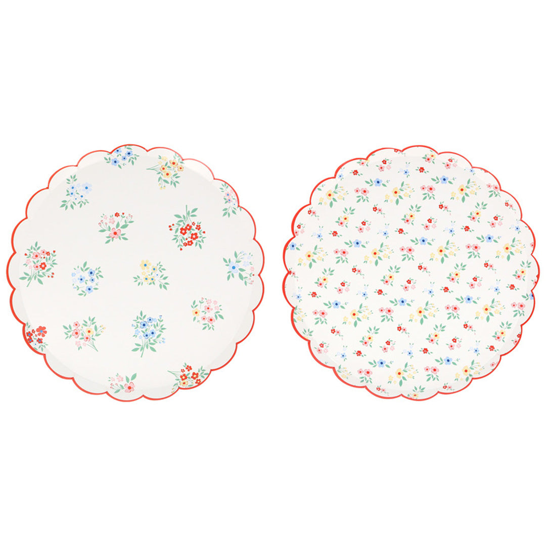Meri meri borden ditsy posy - small - 8st