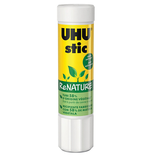 Tube de colle Stic blanc 21 g ReNATURE UHU
