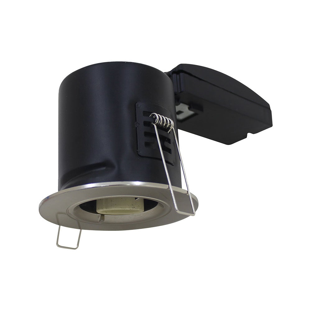 LED downlights - draai- en sluitarmaturen - IP20 - satijnnikkel