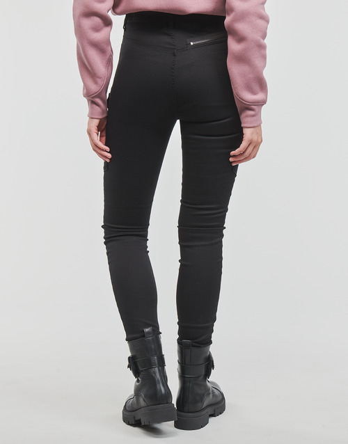 G-Star Raw - KAFEY CARGO ULTRA HIGH SKINNY - dk black
