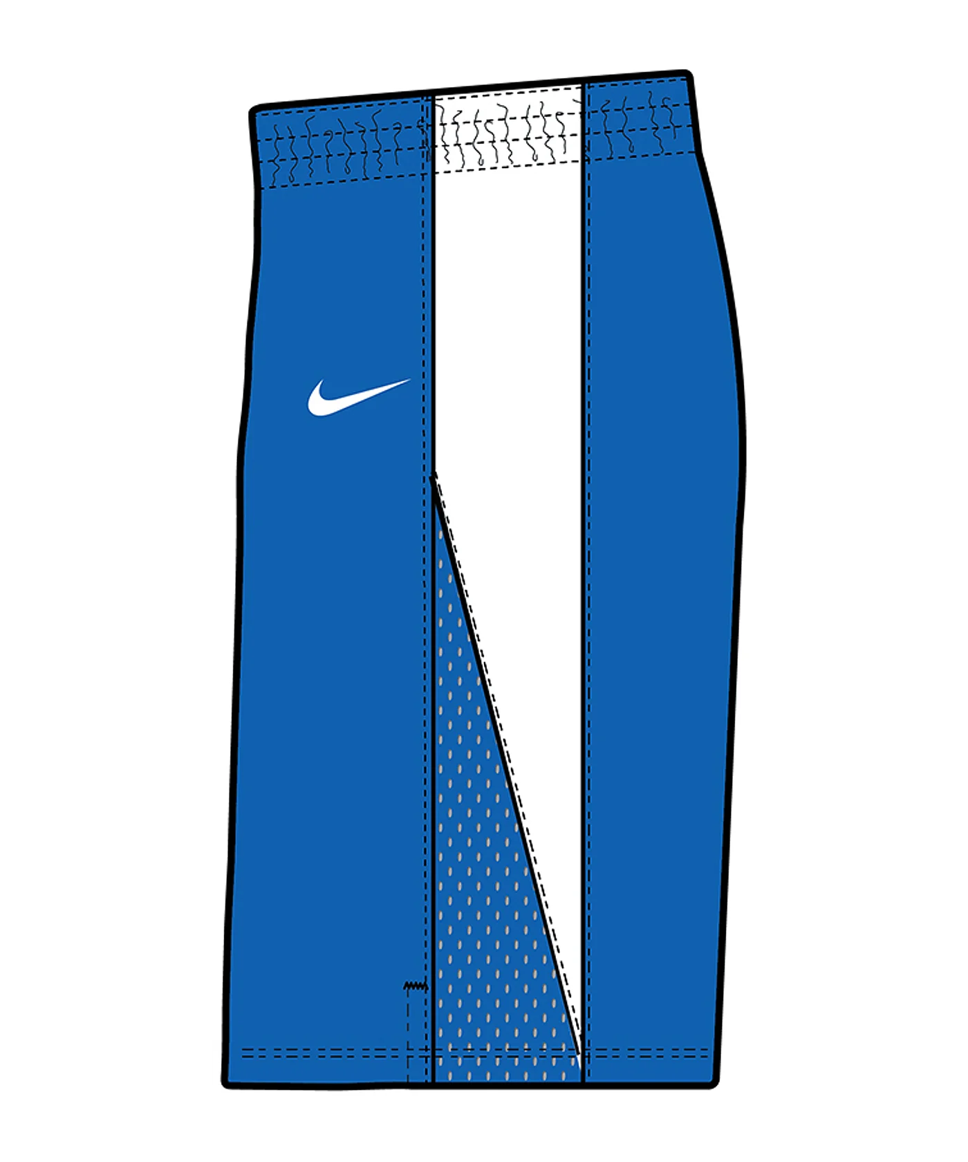 Nike Team Basketball Stock Short Damen Blau F463