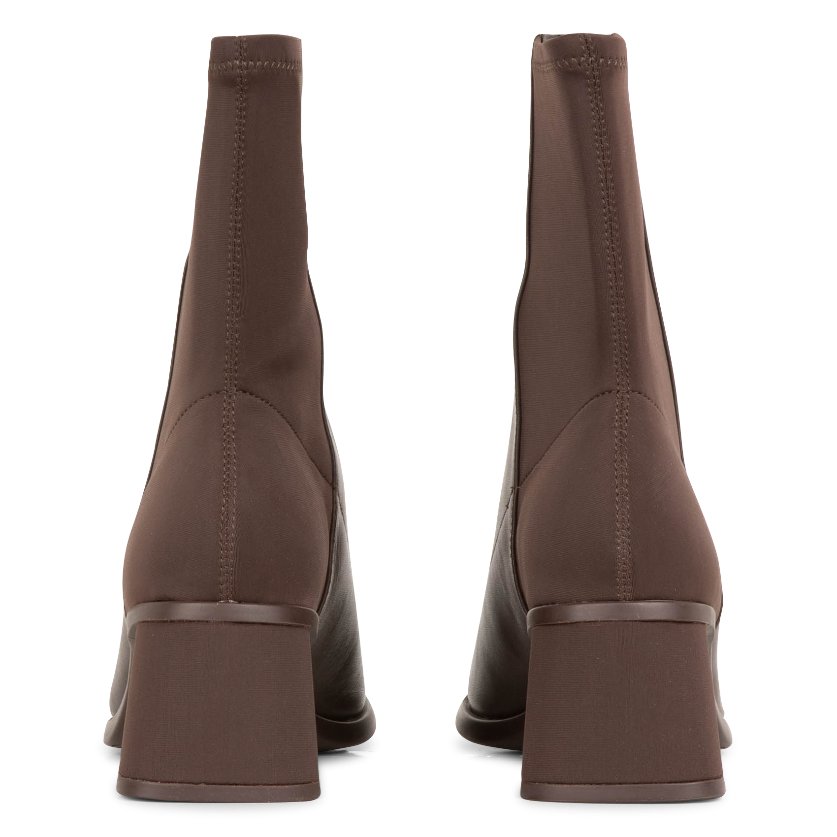 KIARA - Bottines zippées en cuir | Marron