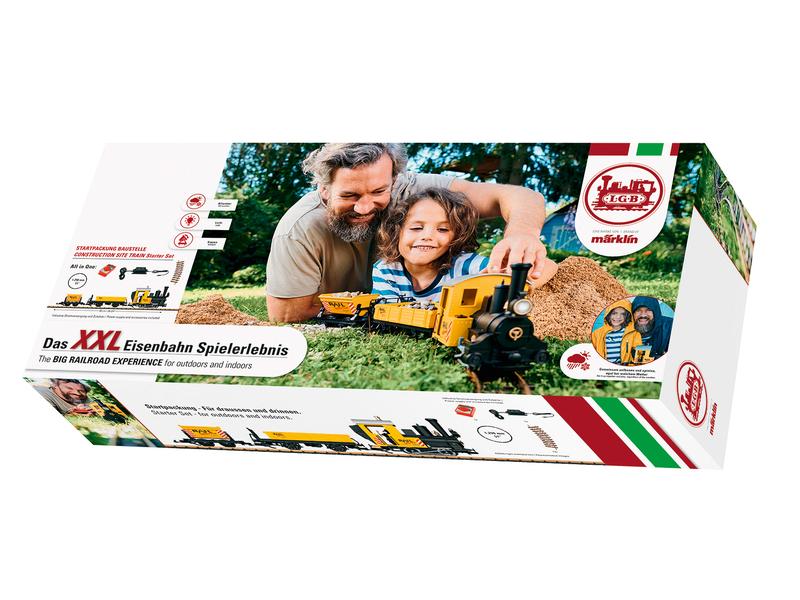 LGB Startpackung Baustelle 230 V, Spur G Baustellenzug Gartenbahn Starter Set