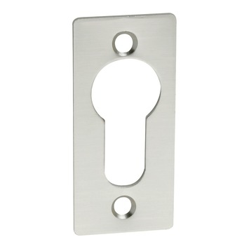 GAMMA cilinderplaat vlak aluminium 2 stuks