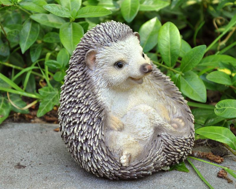 Dazikemo Dekofigur Gartenfigur Igel 12 x 11 cm
