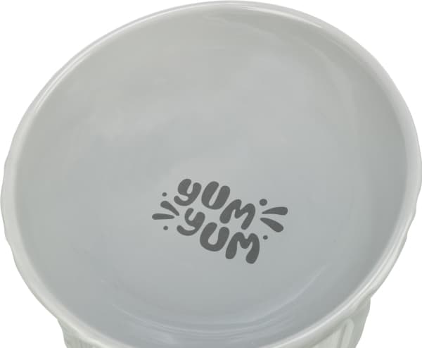 Trixie Bowl, elevated, ceramic, 0.35 l/ø 17 cm, grey