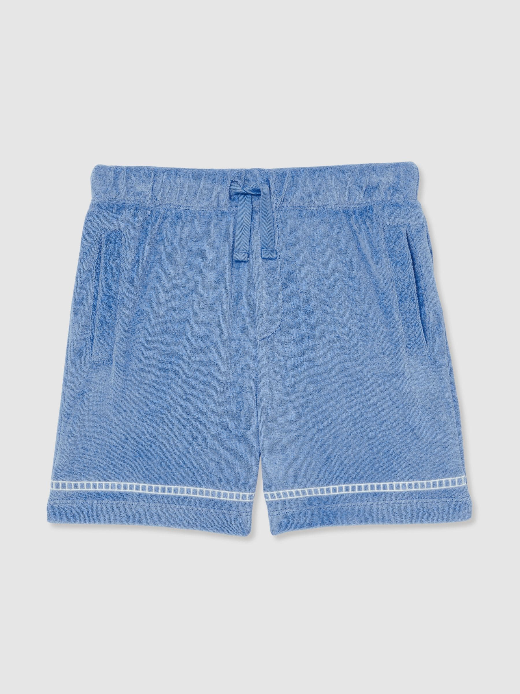 Reiss Chesley Towelling Brand-Embroidered Shorts