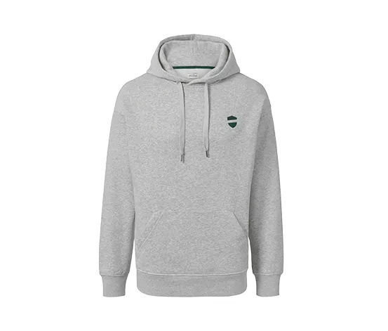 Hoodie, grau meliert