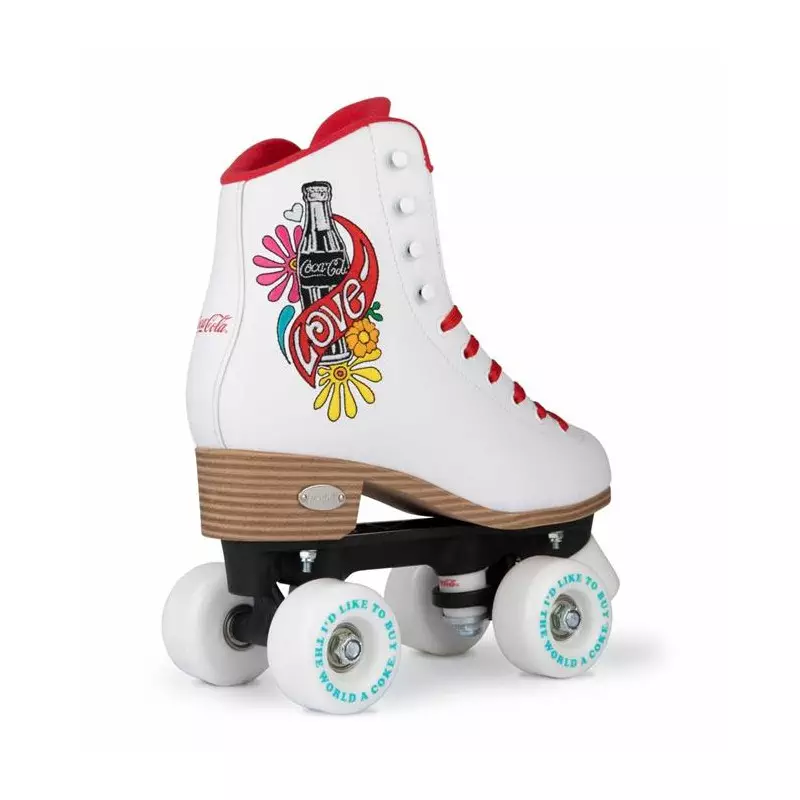 Roller Quad ROOKIE Coca-Cola Love Limited White 35.5