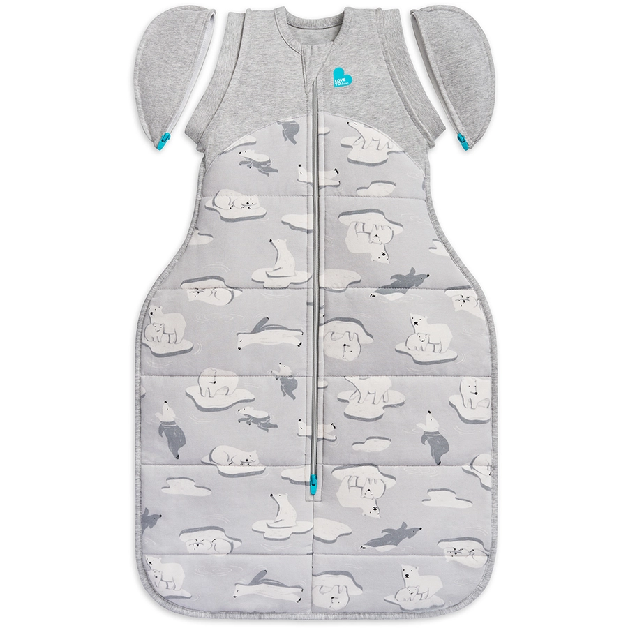 Love to dream™ Swaddle Up™ Übergangspucksack Südpol grau