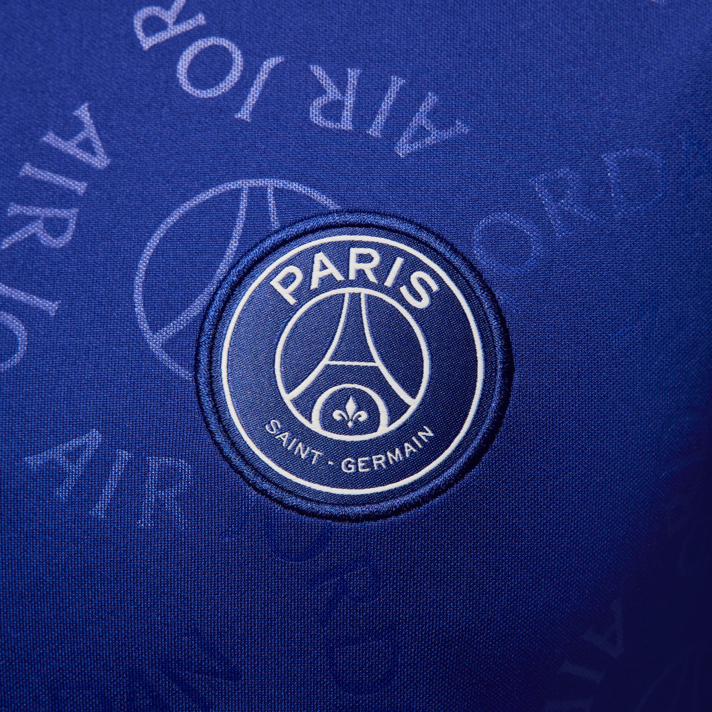 Nike Paris Saint-Germain x Jordan Pre-Match Trainingsshirt 2024-2025 Blauw Wit