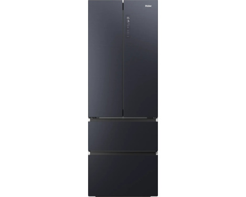 French Door koelkast HAIER HFW7720ENMB BxHxD 70 x 200,6 x 67,5 cm Koelgedeelte 337 l Vriesgedeelte 140 l zwart