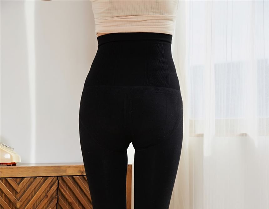 Lahmacun - Hoge taille effen legging / stijgbeugels