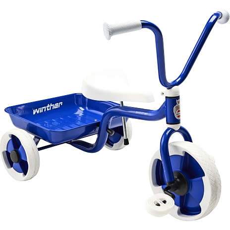 Winther 3 hjulet cykel - blå børnecykel