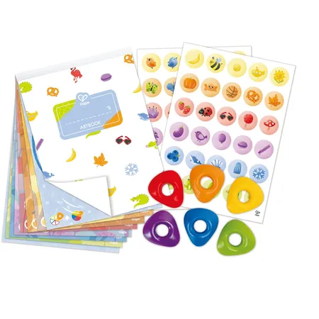 Hape Kreativset mit Wachsmalern