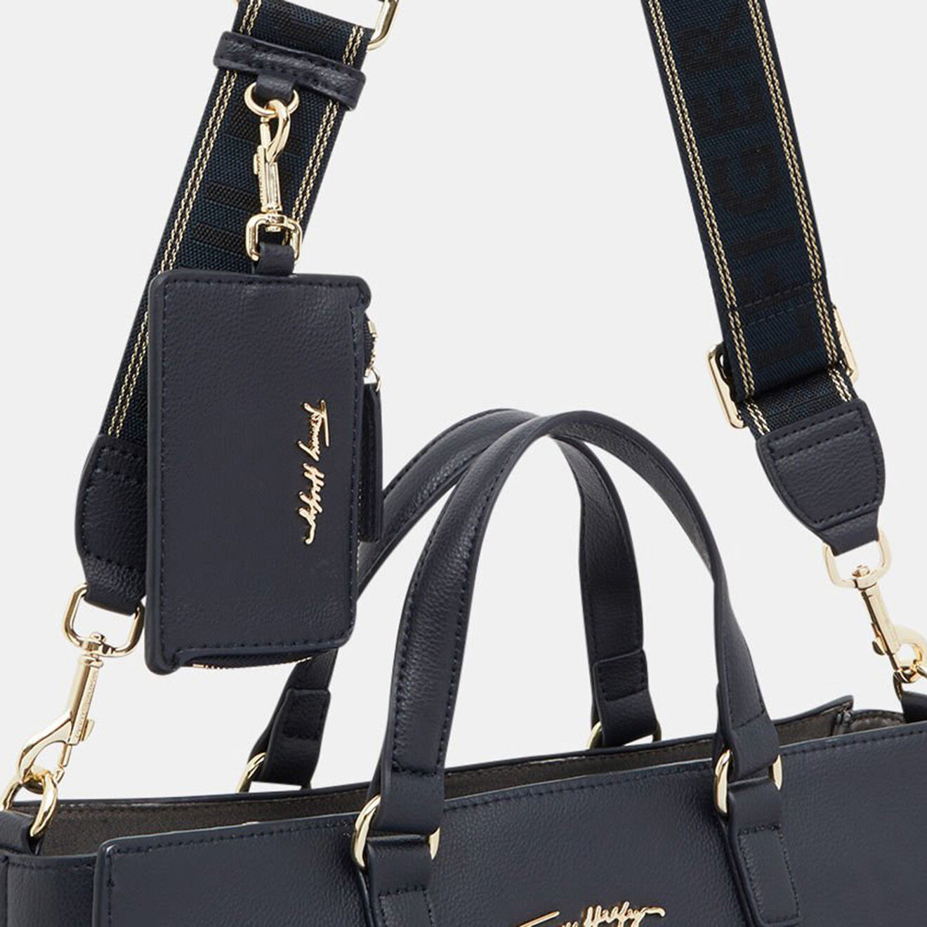 Tommy Hilfiger Sac cabas Joy grainé marine - 32x23x12 cm
