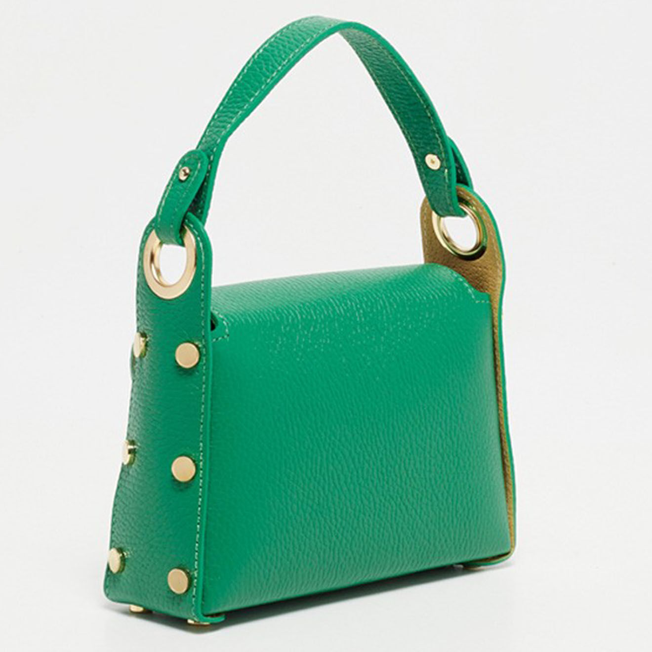 Christian Laurier Sac à main en Cuir Noemie vert - 18x12x5 cm