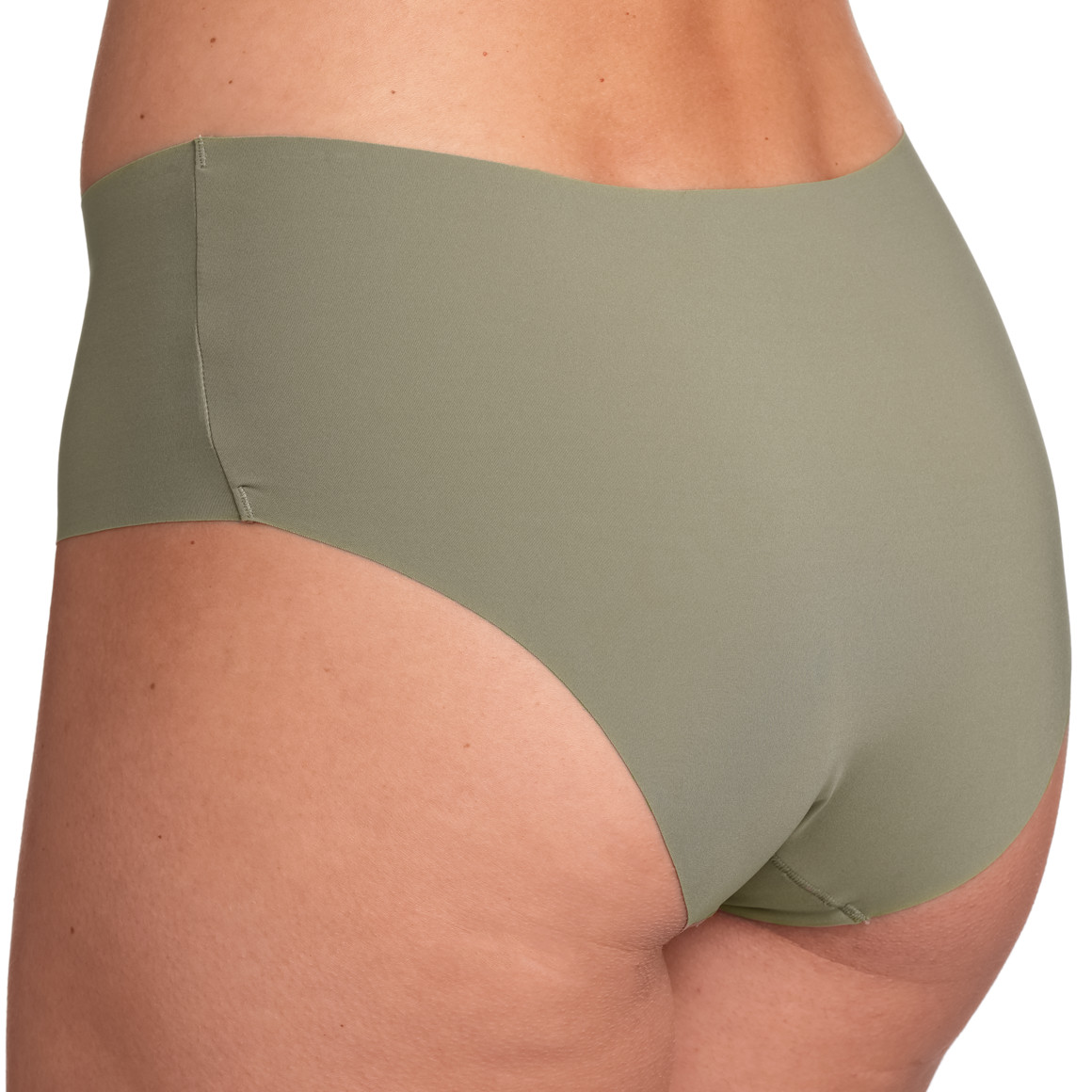 Gina Benotti Damen Seamless-Panty im Basic-Look oliv