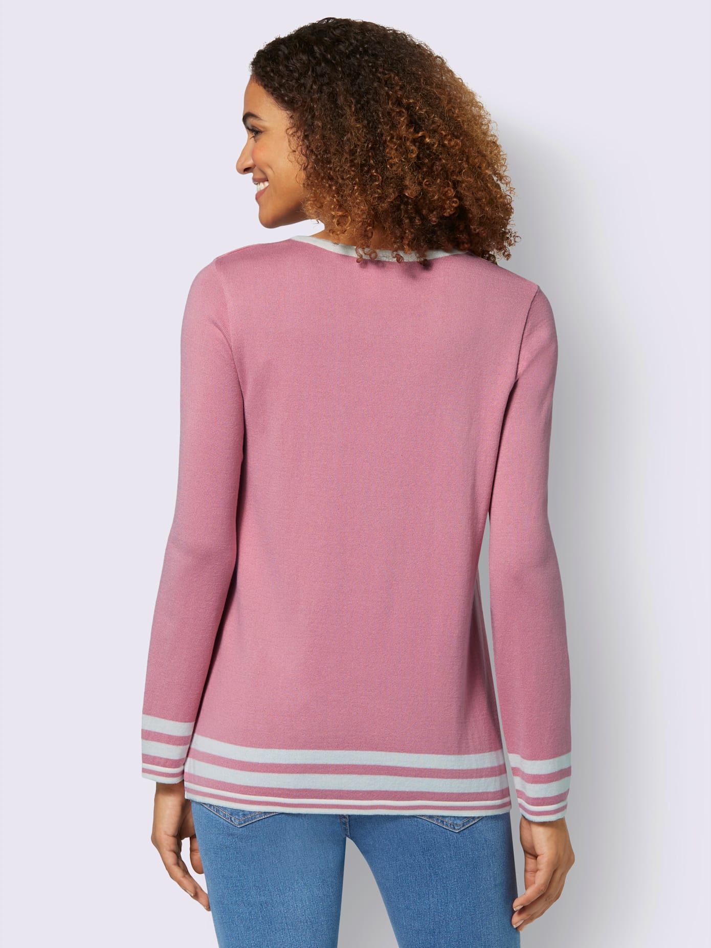 Pull encolure ronde 50% coton