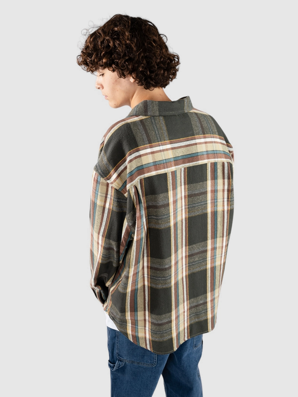 Element Hueco Classic Shirt slate green plaid