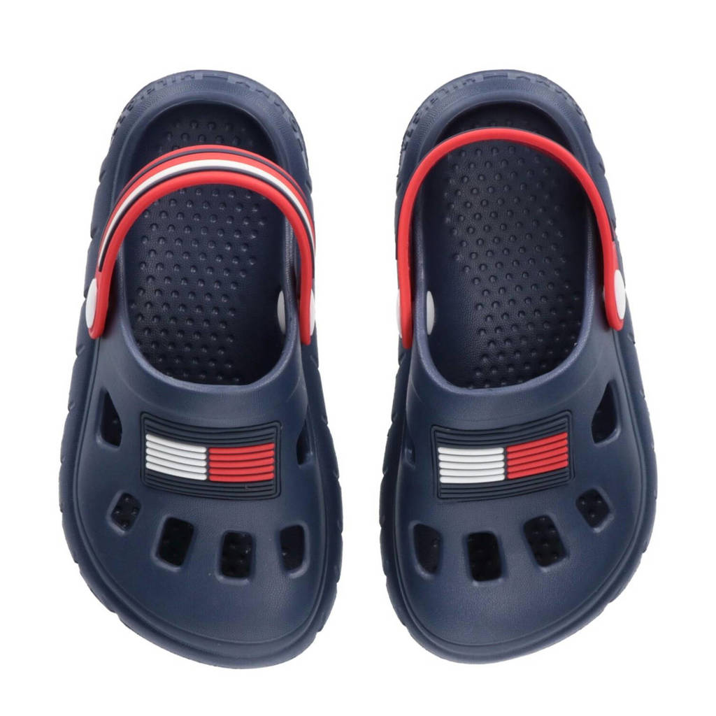 Tommy Hilfiger clogs donkerblauw