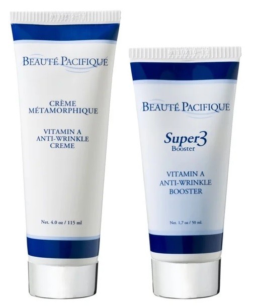 Beauté Pacifique - Crème Métamorphique Vitamin A Anti-Wrinkle Creme 115 ml + Super 3 Booster 50 ml.