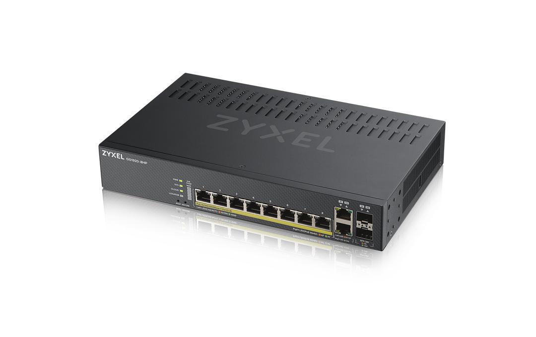 PoE+ Switch GS1920-8HPv2 10 Port<br>Smart-Managed